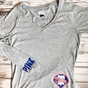 VS PINK Long Sleeved Phillies Shirt